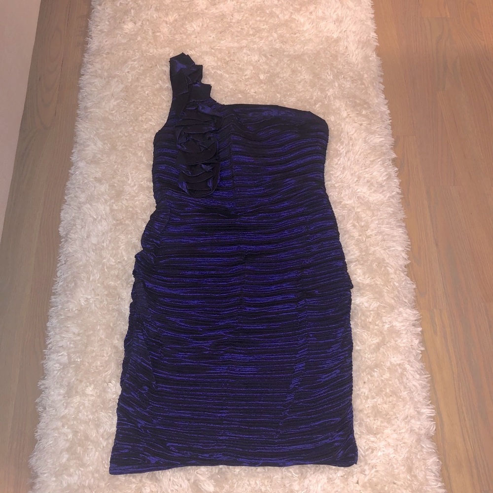 Gorgeous purple one shoulder dress
